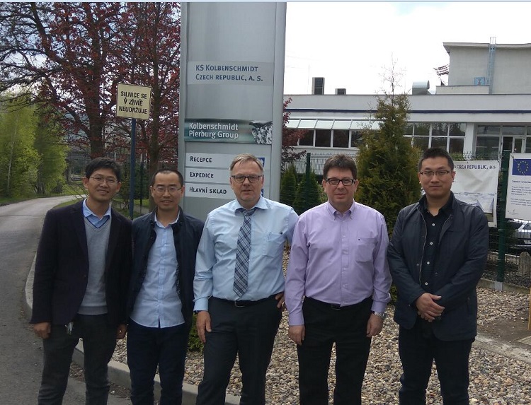 2017年4月27日，拜訪捷克KS公司