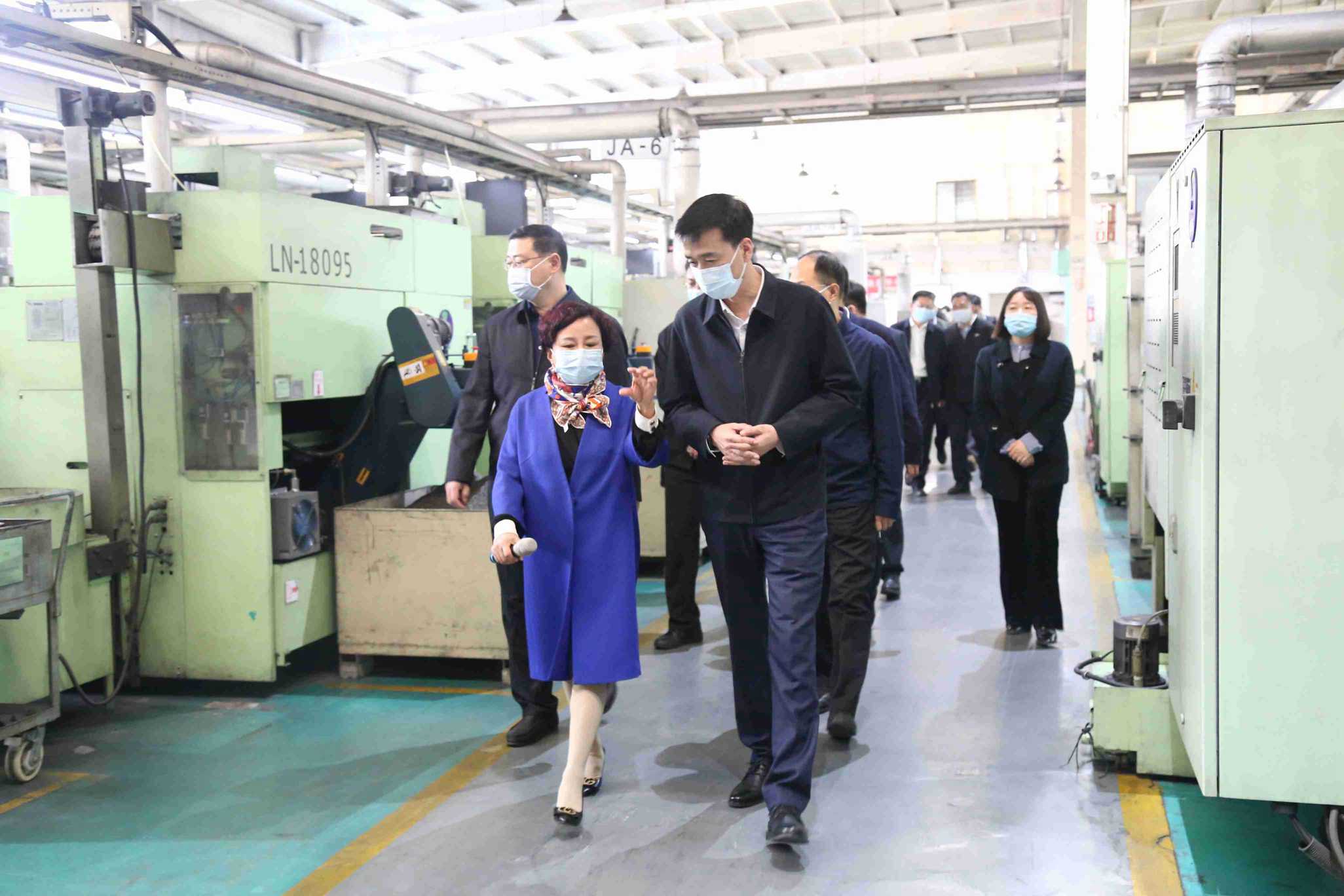 濱州市委副書記、市長(zhǎng)李春田蒞臨BYA調(diào)研指導(dǎo)工作